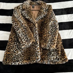 Cheetah style peacoat!